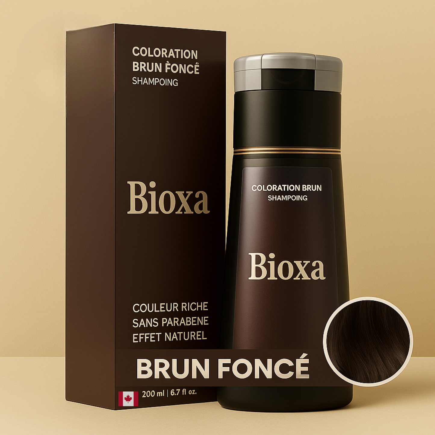 Bioxa - Le Shampoing colorant instantané