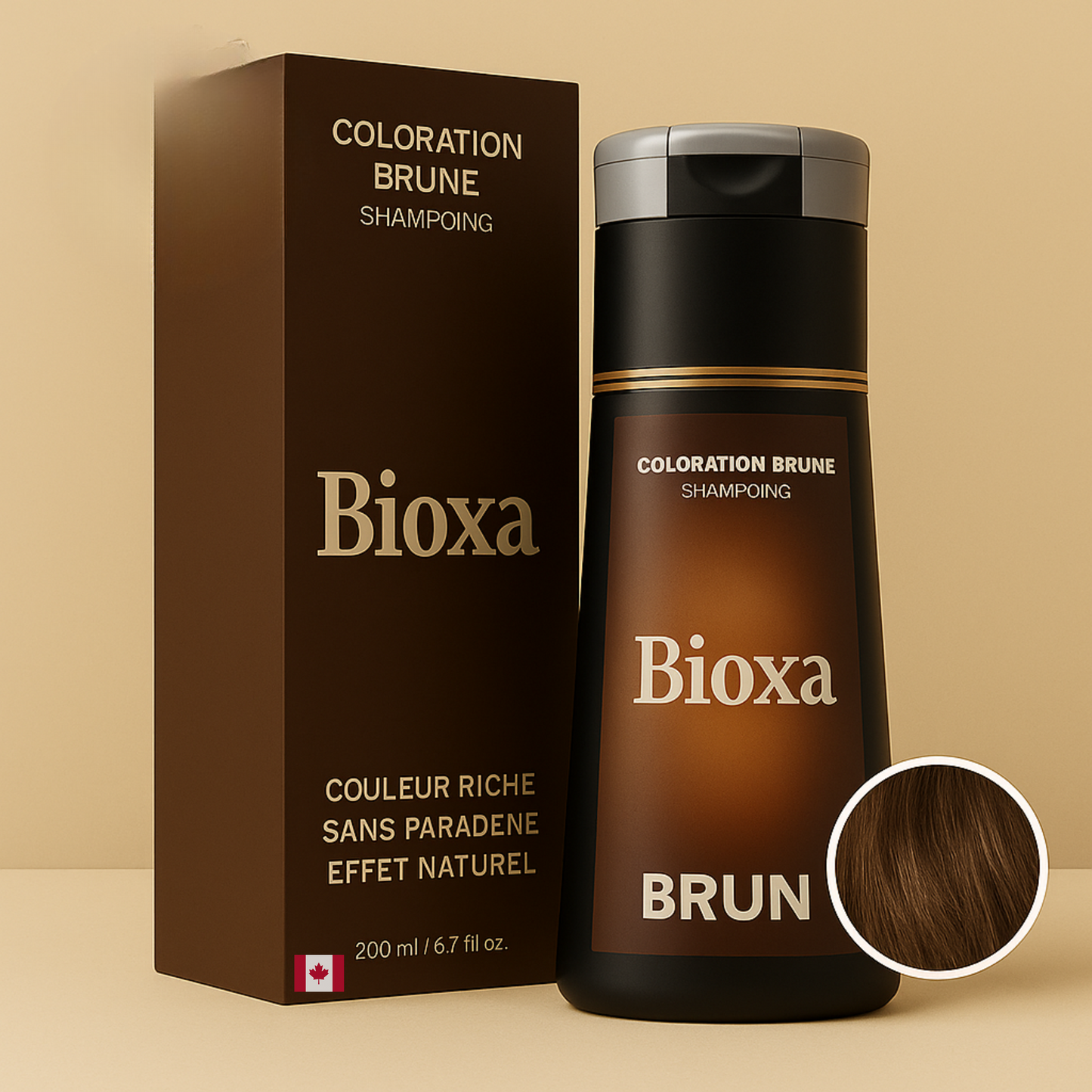 Bioxa - Le Shampoing colorant instantané