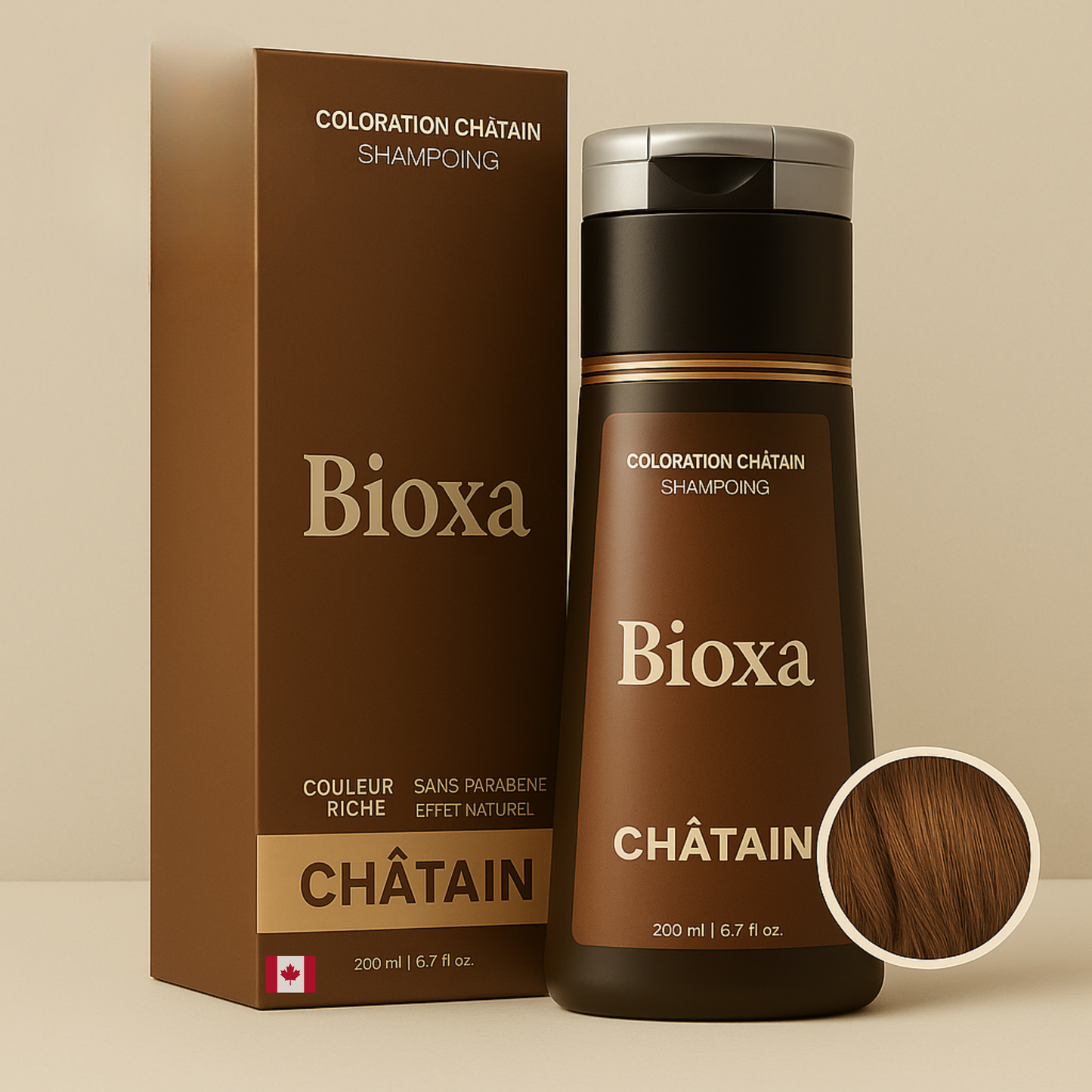 Bioxa - Le Shampoing colorant instantané