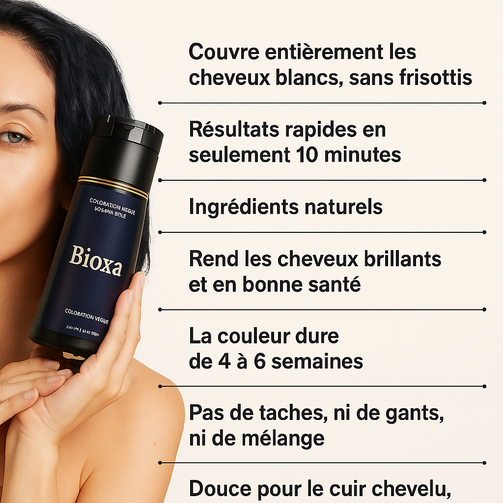 Bioxa - Le Shampoing colorant instantané
