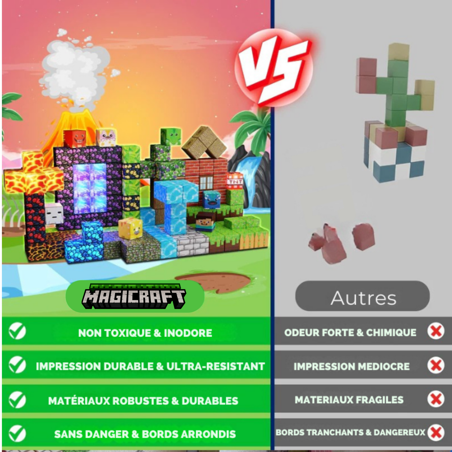 MAGICRAFT - Blocs Magnétiques