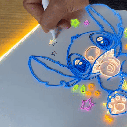 Bioxa™ - Planche à dessin lumineuse à LED pour enfants